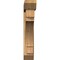 Ekena Millwork Merced Slat Rough Sawn Bracket w/ Offset Brace, Western Red Cedar, 8"W x 44"D x 44"H BKT0806X44X44MRC06RWR - alternate 2